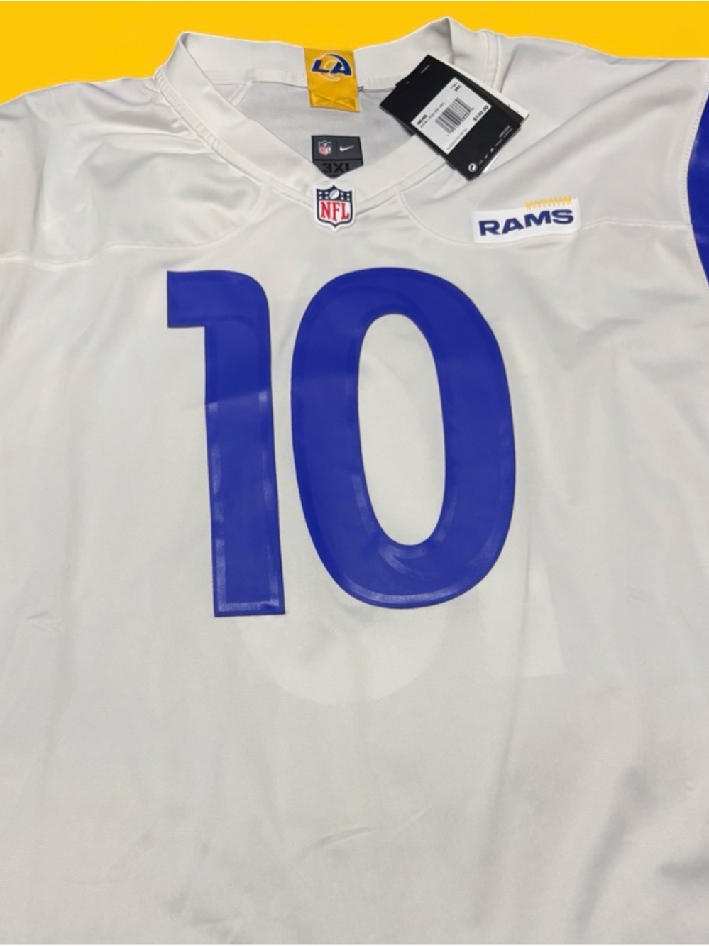 Nike Los Angeles Rams #10 White and Blue NFL Jersey